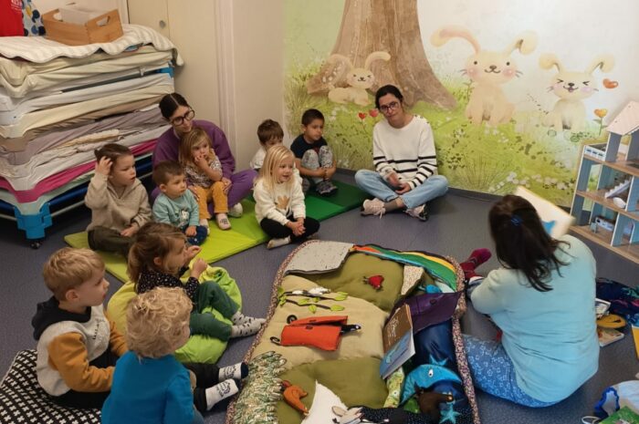 Visite de Chloé de la médiathèque de Gréoux 24 octobre 2025